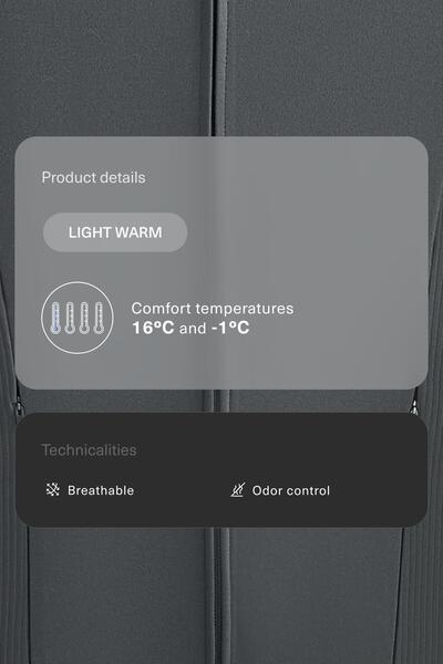 Oysho Comfortlux rib technical jacket