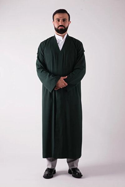 zeytindalı Cübbe Zümrüt Namazlık Namaz Cübbesi Yeşil