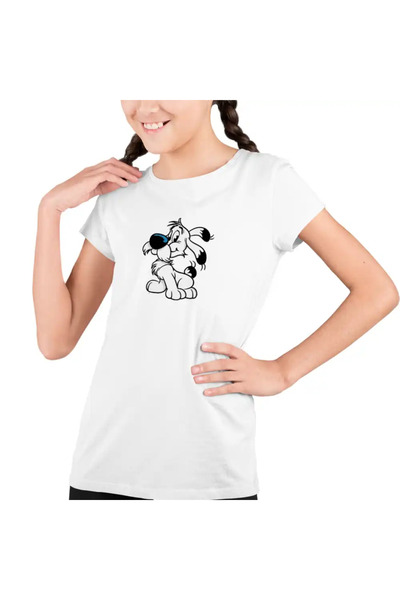 OEM Tricou Copii Fete Dogmatix Desene Animate Catelus Asterix