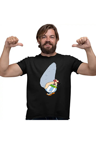 OEM Men's T-Shirt Obelix Asterix Cleopatra's Rock