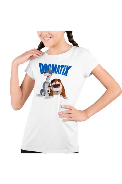 OEM Kids Girls Dogmatix Gaul Adventures France T-Shirt