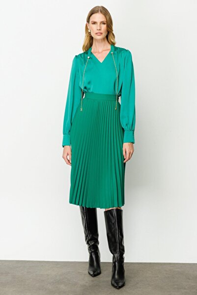 Ekol PİLİSELİ ETEK 02164 Yeşil