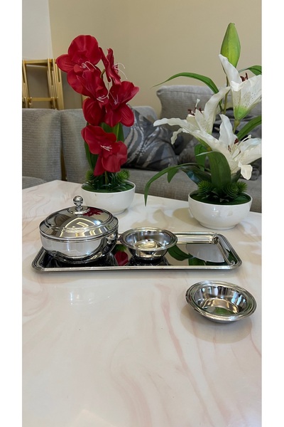 Palaces Date set, silver nickel and two-tone nickel and silver chrome - 4 pieces