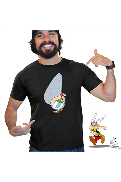 OEM Men's T-Shirt Obelix Asterix Cleopatra's Rock