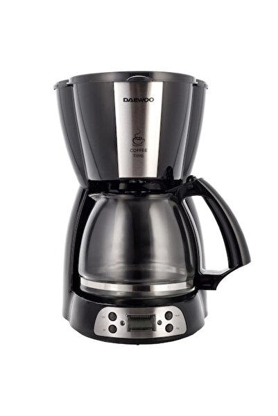 Daewoo DCM900B Coffee Maker, 900W, 1.5L, Permanent Filter, 24h Timer, Water Level Indicator, Black/G