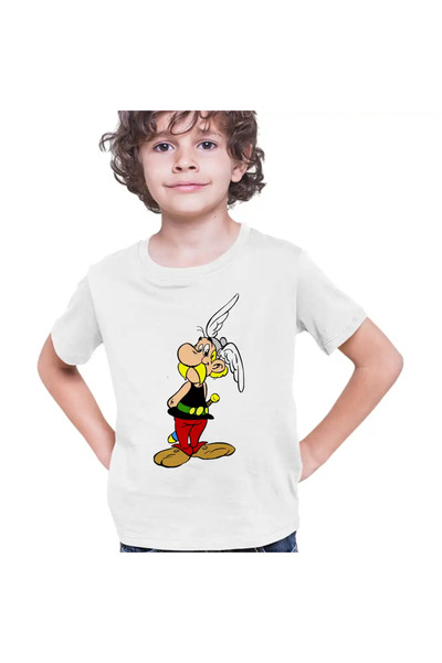 OEM Kids Boys T-Shirt Asterix Obelix Ancient Gaul Cleopatra