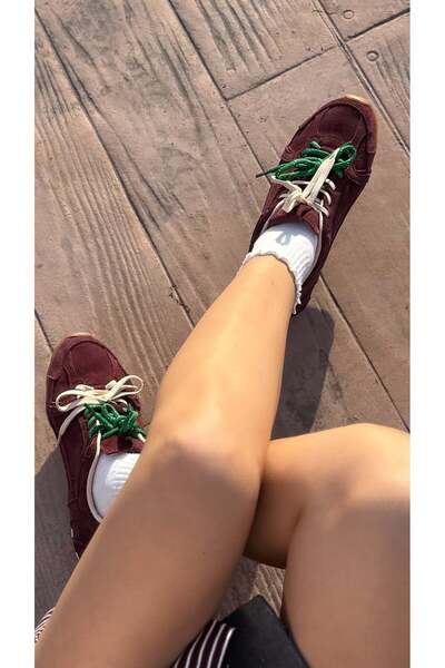 luuq shoes Glow Genuine Leather Suede Double Laced Colorful Sneaker Sports Shoes