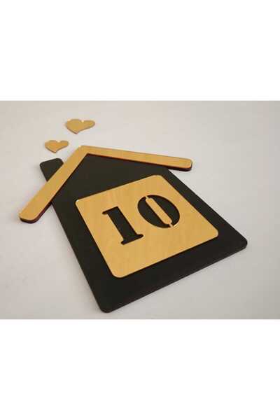 mars tasarım Dekoratif Ev Temalı Daire, Kapı, Otel, Oda, Dükkan Numarası Kapı...