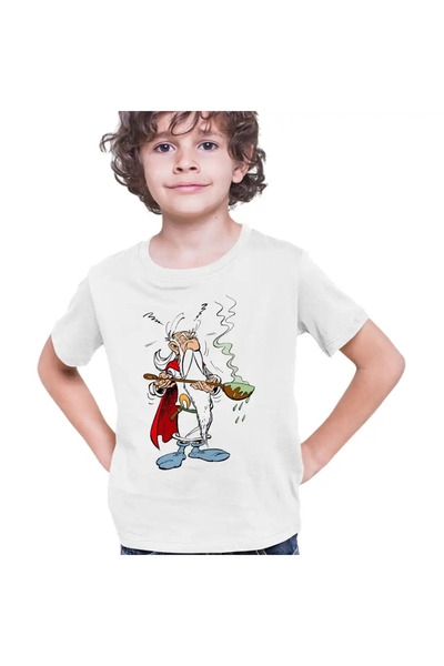 OEM Tricou Copii Baieti Getafix Asterix Obelix Cleopatra