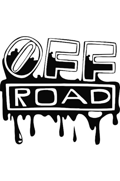 Oracal Sticker auto "Off road 4x4'', 20x18cm, negru