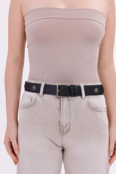 MODAM HİFA Sun Figured Trouser Belt Dress Belt Shirt Belt Waist Belt Body Belt Women's Belt