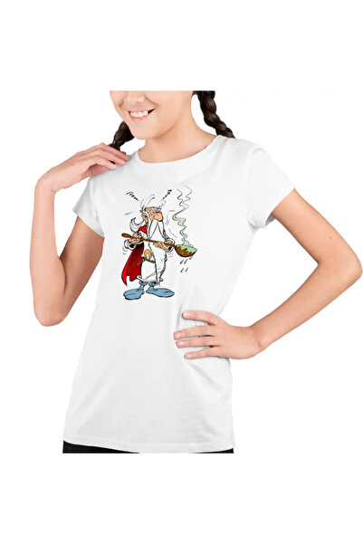 OEM Tricou Copii Fete Getafix Asterix Obelix Cleopatra