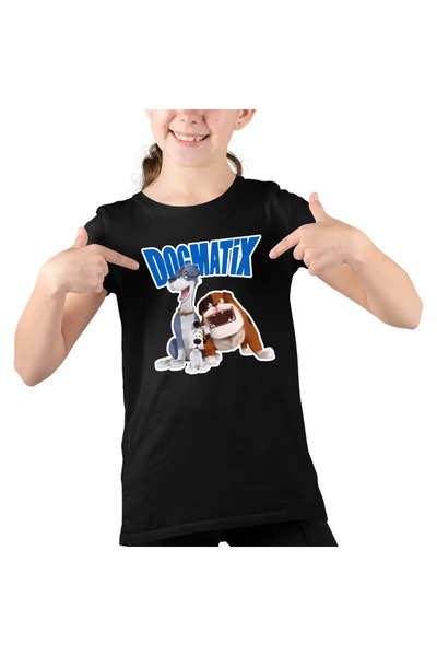OEM Kids Girls Dogmatix Gaul Adventures France T-Shirt