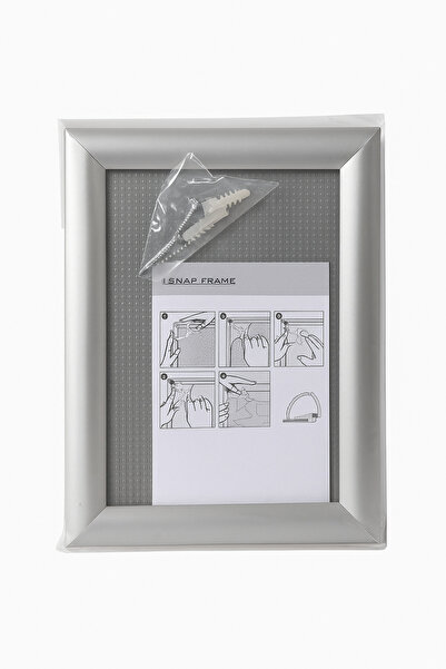 eraypaper Aluminum Poster Frame (Snap Frame) - with Screw Mounting Set, Wall ...