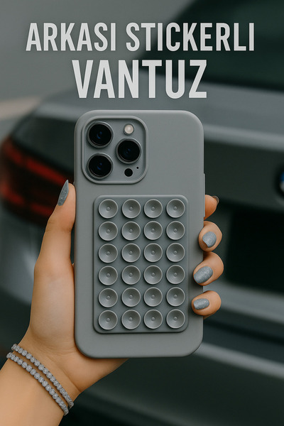 Case collection Vantuzlu Telefon Tutucu Slikon Araba Ayna Yapıştır Tüm Modell...