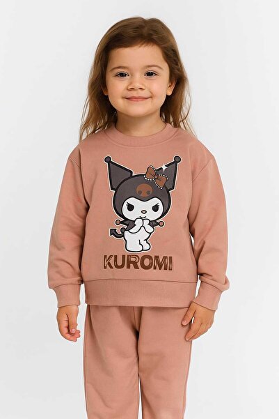 aydınlar bebe Kuromi Printed Tracksuit Set Without Cardigan - 9/12/18/24 Mont...