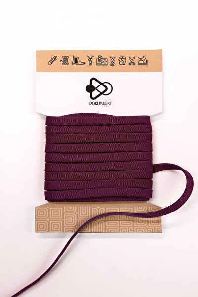 Dokumarkt 6 mm Yassı Petek Dokuma Lastik Şerit - Akıllı Bağcık Babet Lastiği ...