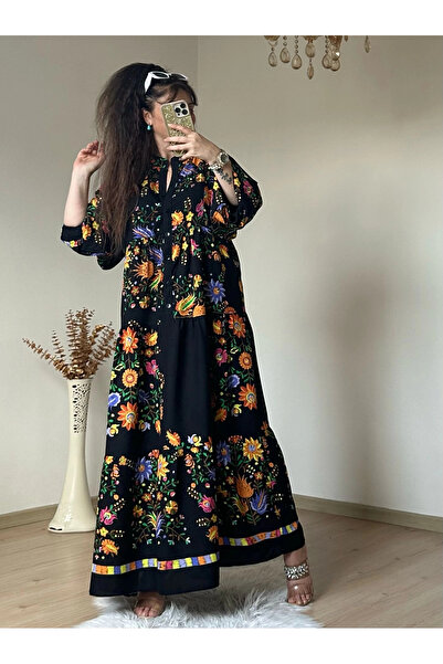 AZRA BUTİK Spring Dress Black