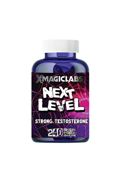 XMagicLabs NEXT LEVEL Testo Booster Daa Fadogia agrestis Tongkat Ali 240 Kapsül
