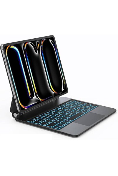 HYX Magic Keyboard for iPad Air 11" & iPad Pro 11" - Keyboard Case with Trackpad, 7-Color Backlight