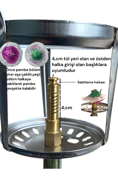 NURGAZ Kamp lamba gömleği kamp lüks lamba fitili olympos lüx lamba gömleği 5 adet