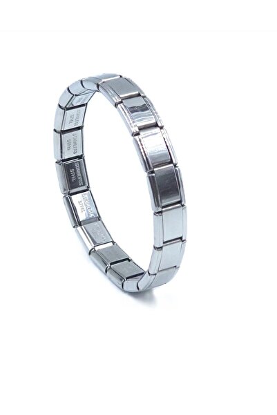 Generic Brand Italian Charm Bracelet Stainless Steel Silver Mix Bracelet