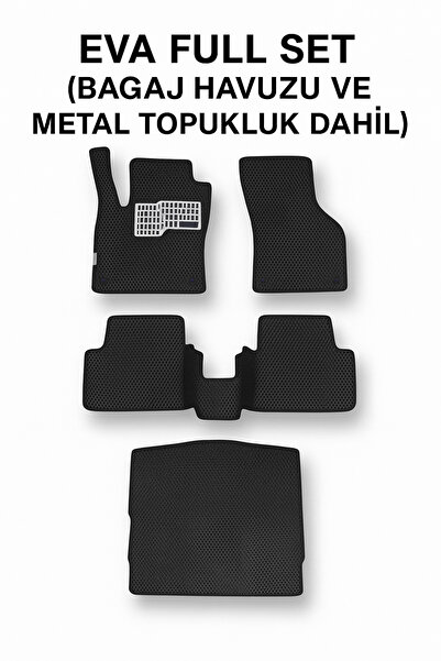 Ayfatek EVA Tam Set Araç Paspası – Metal Topuk Koruyuculu SKODA-KAMİQ-(2019-2...