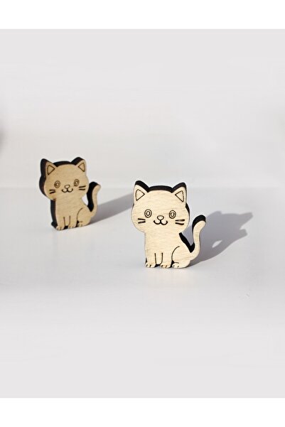 Store Drawer Handle - Children's Room Drawer Handle with Wooden Animal Figures - Baby Room Decoration (1 Piece)