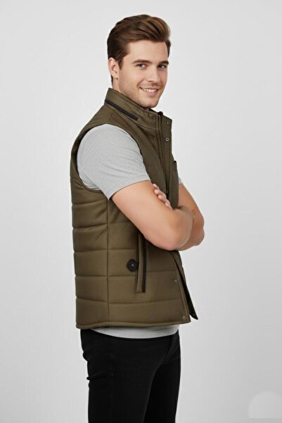 BIGAZZI Men's Sports Judge Collar Vest Regular Fit 959-309 Bgl-St04875