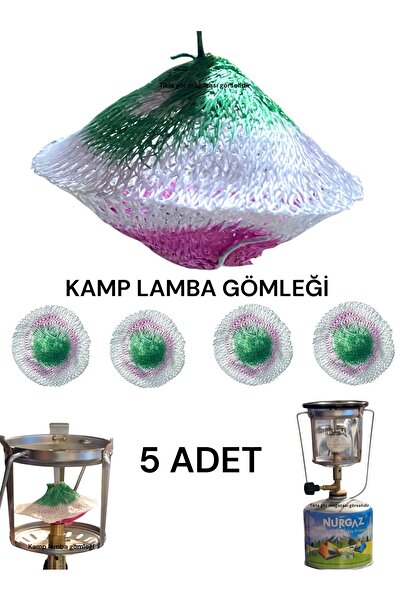 NURGAZ Kamp lamba gömleği kamp lüks lamba fitili olympos lüx lamba gömleği 5 adet