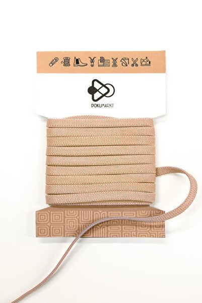 Dokumarkt 6 mm Flat Honeycomb Woven Rubber Strip - Smart Lacing Ballet Rubber - 10 Meters