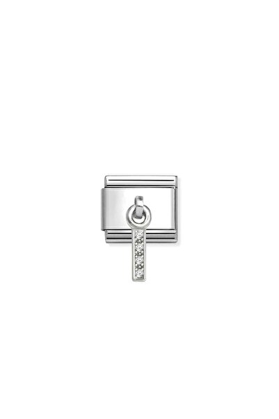 NOMİNATİON Composable Classic CHARMS LETTERS CZ steel and 925 sterling silver...