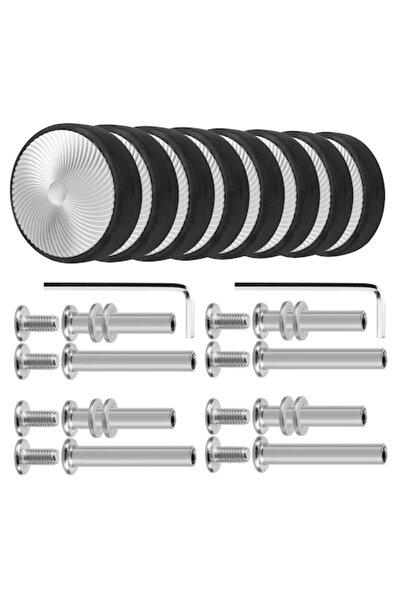 Nicoone Roți rezistente pentru cărucior/valiză, Set de 8, 57 mm, Volein VF22B