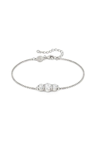 NOMİNATİON COLOR WAVE Bileklik 3 Taşlı Zirkonyumlu SILVER