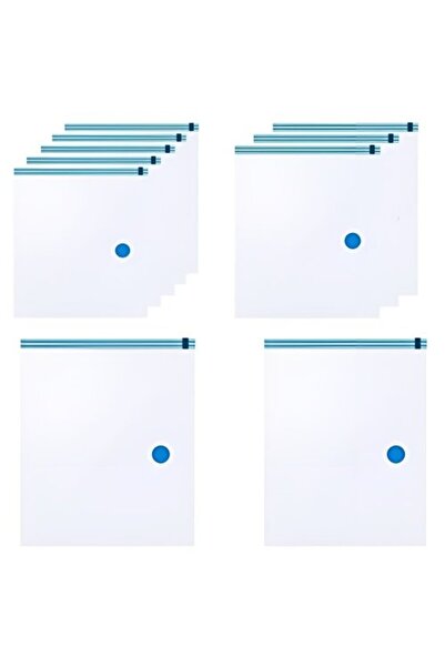 EBA Set of clothes vacuum bags, eBA®, 10 pieces, different sizes, transparent, easy to use