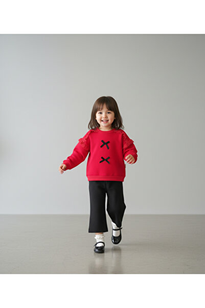 vovido set Fata cu panglica rosie din dantela