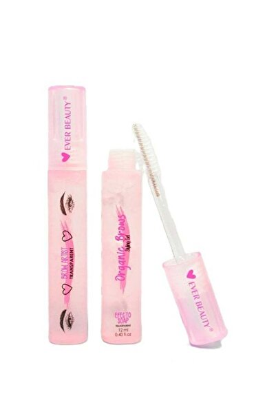 EVER BEAUTY Organic Brows Staying Gel Brow Artist Transparent 12ml Pack of 2