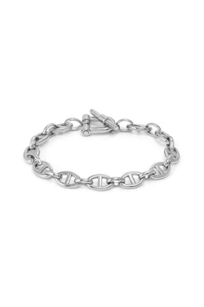 NOMİNATİON Çelikten ECCLETTICA bilezik (NAVY CHAIN) büyük boy Çelik SILVER