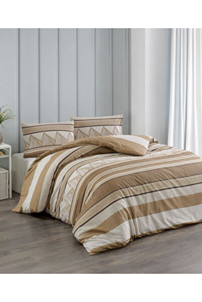 Kristal By Taç طقم غطاء لحاف مزدوج من قماش القطن رانفورس 57 خيط جيويت