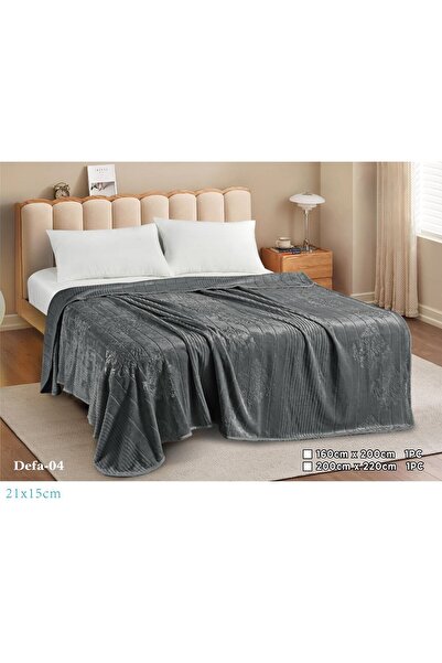 miral بطانية نفر ونص ناعمة بتصميم مموج من أجل شتاء دافئ وأنيق مقاس 220*160