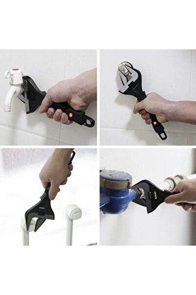 EBA eBA® adjustable socket wrench, Swedish type, carbon steel, adjustment 0 - 35 mm, thermoplastic handle, 21