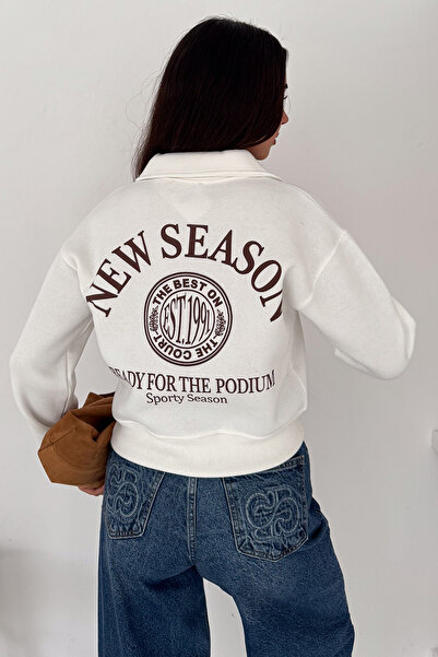 Noa Noa Women's Printed Oversized Sweatshirt – Sporty Season 1992