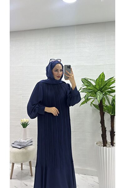 ilaydabalbutik ŞİFON TESETTÜR ELBİSE