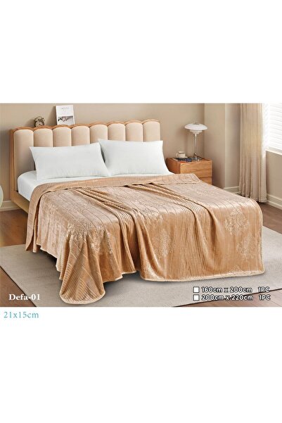 miral بطانية نفر ونص ناعمة بتصميم مموج من أجل شتاء دافئ وأنيق مقاس 220*160