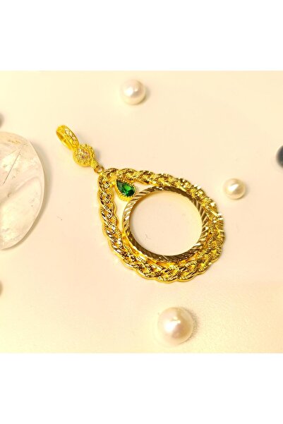 Altınofisi Yarım Altın, Atalira Tam ve Reşat Tam Altın için Çerçeve Kolye 14 Ayar Altın HD VİDEOLU