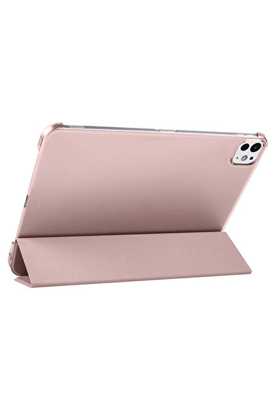 Ardemix حافظة آيباد برو 11 2025 M5 ذكية مع حامل وحجرة للقلم 1-1 - بنفسجي