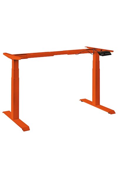 QMOBILI Cadru de birou electric Frame II PRO portocaliu, 2 motoare, cadru reg...