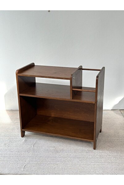 BLAN studio Ahşap Pikap ve Plak Sehpası Plak Dolabı Konsol Ceviz