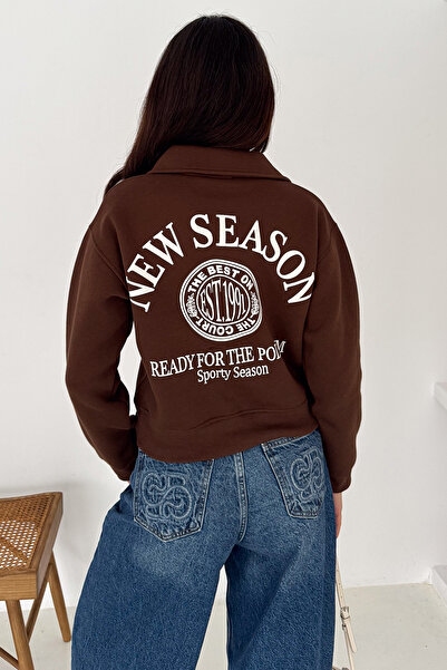 Noa Noa Women's Printed Oversized Sweatshirt – Sporty Season 1992