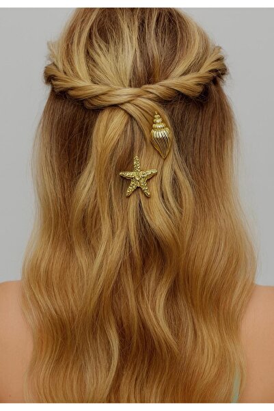 ERDESIGNN KADIN İTHAL TOKA DENİZ YILDIZI DENİZ KABUĞU İTHAL TOKA